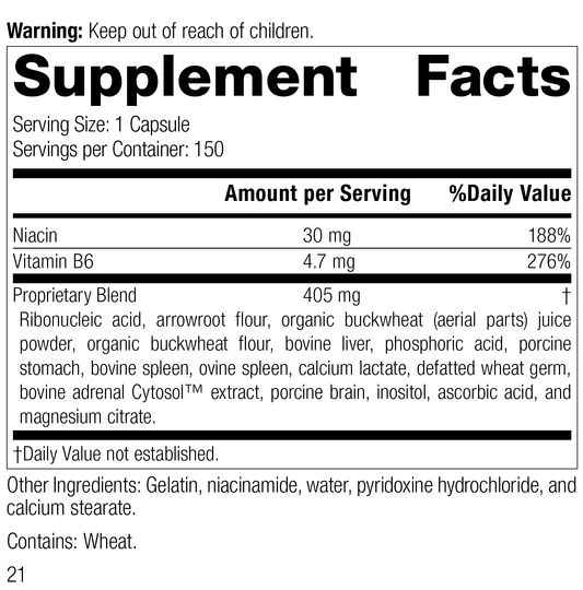 Circuplexยฎ, 150 Capsules, Rev 21 Supplement Facts