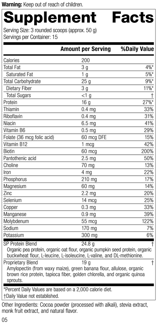 Glucose Assist Chocolate label image revision 2.