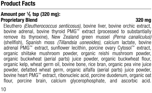 Canine Thyroid Support, 25 g, Rev 10 Supplement Facts