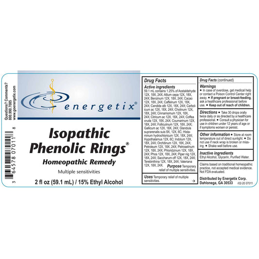 Isopathic Phenolic Rings®
