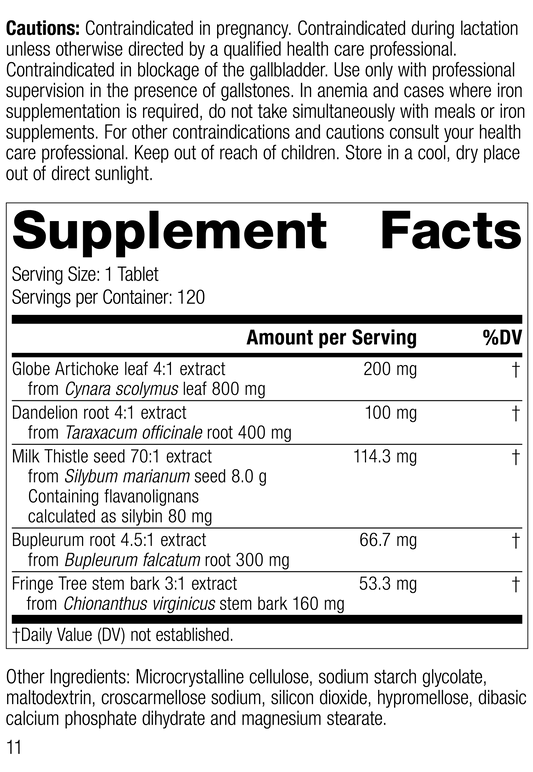 Livton® Complex, Rev 10 Supplement Facts