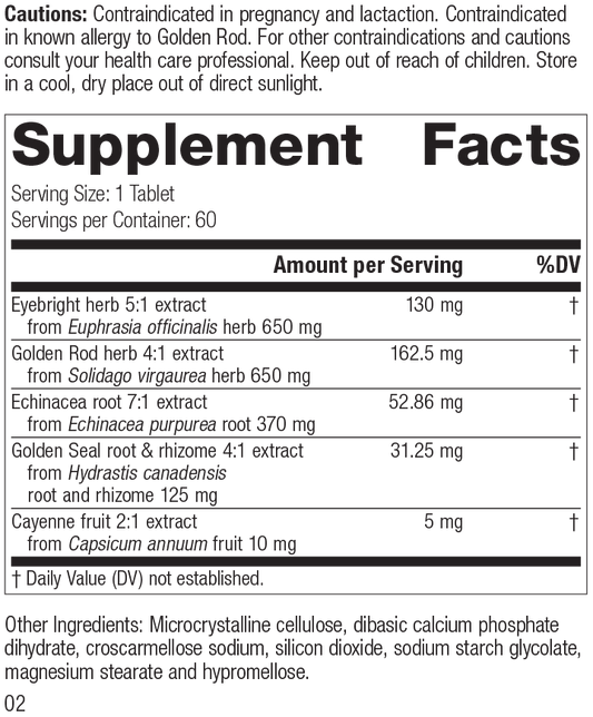 Rev 01 Supplement Facts Image