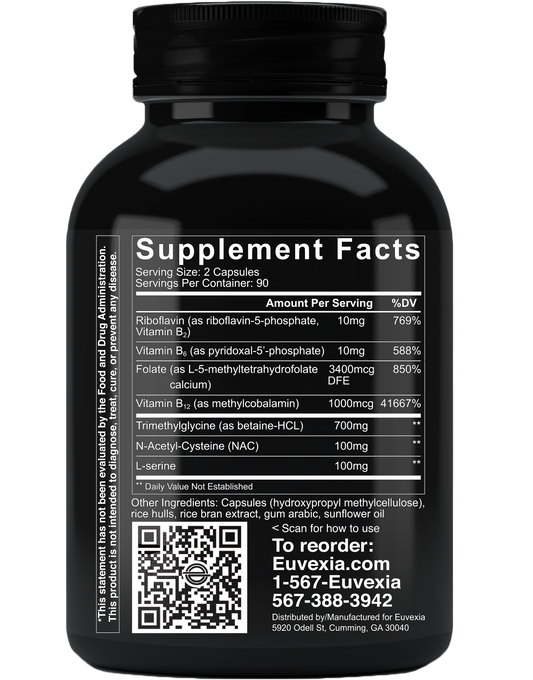 euMethyl-B, 180 Capsules