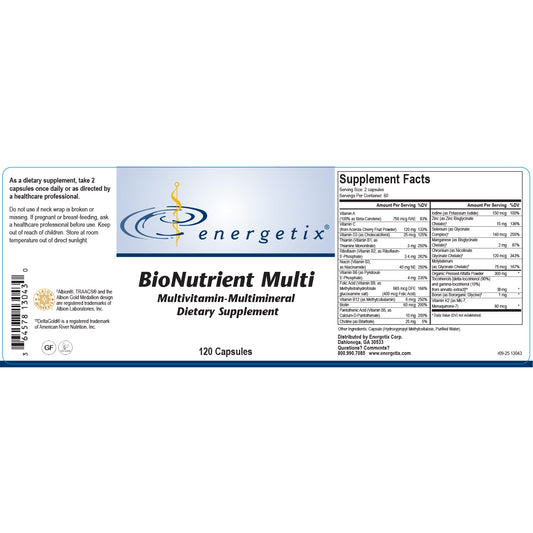 BioNutrient Multi 120 Capsules