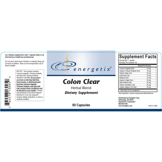 Colon Clear, 90 Capsules
