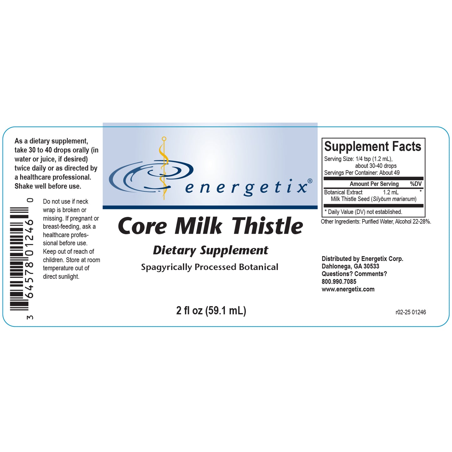 Core Milk Thistle