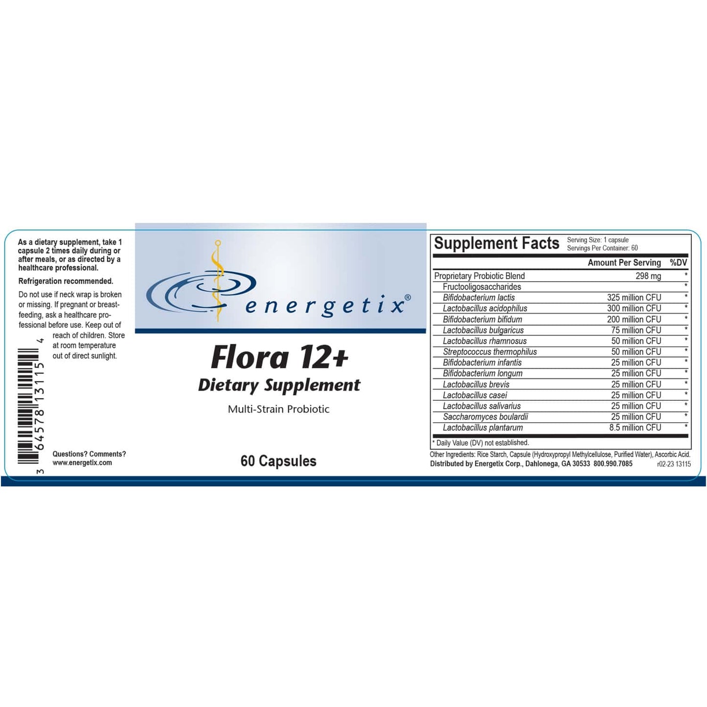 Flora 12+ 60 Capsules