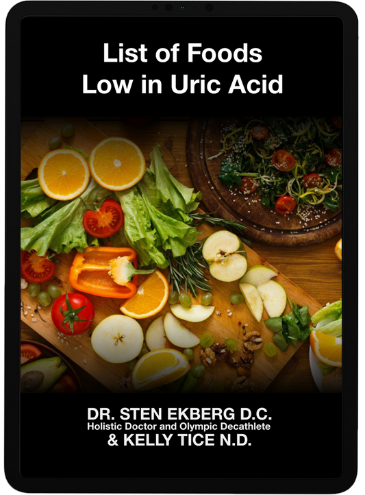 List of Foods Low in Uric Acid eBook by Dr. Sten Ekberg and Kelly Tice N.D.