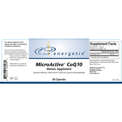 MicroActive® CoQ10 60 Capsules