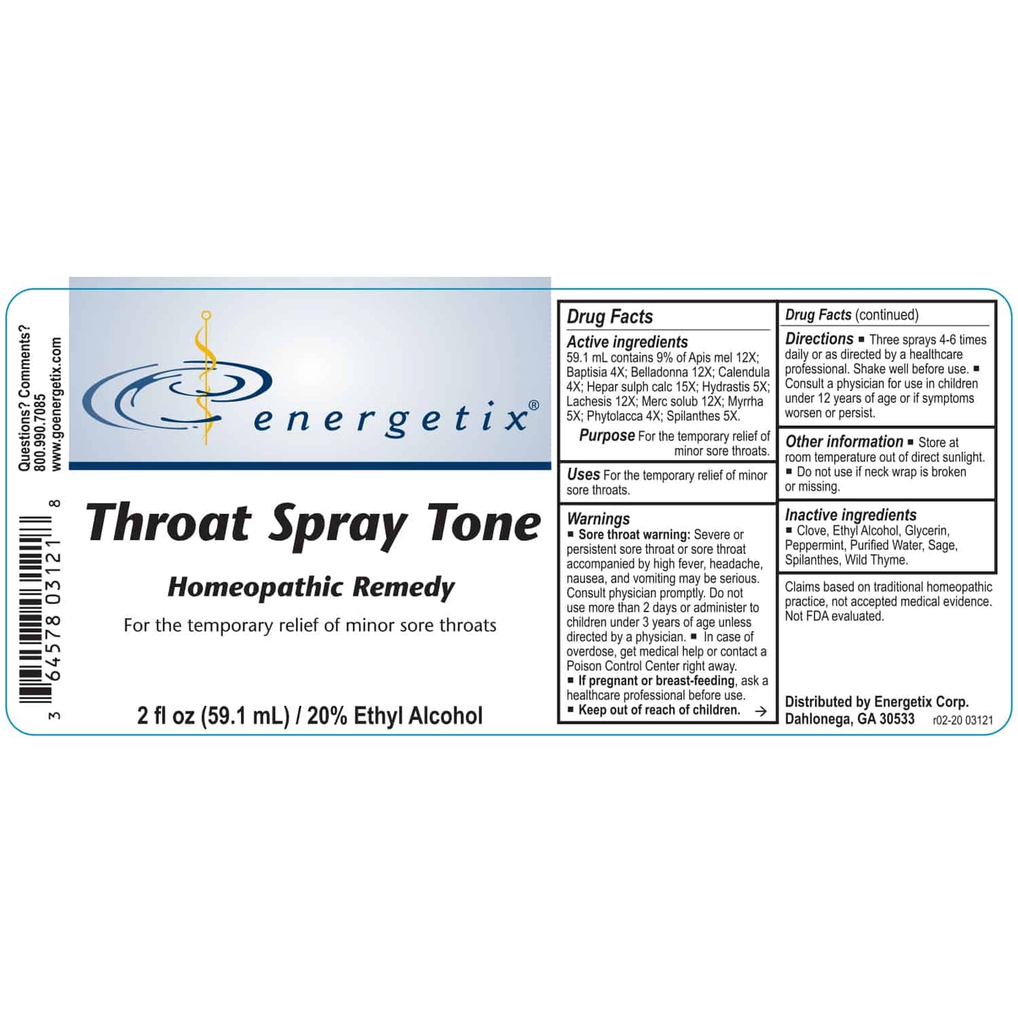 Throat Spray Tone
