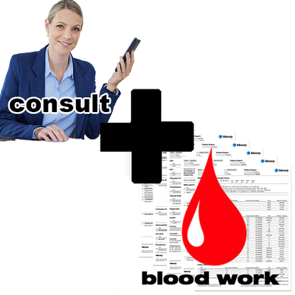 Bundle Blood Work Labs + Consultation (USA)