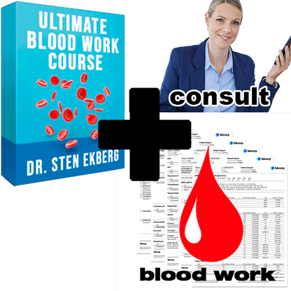 Bundle Blood Work Labs + Consultation + Course (USA)