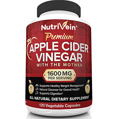 Apple Cider Vinegar Capsules with Mother - NutriVein