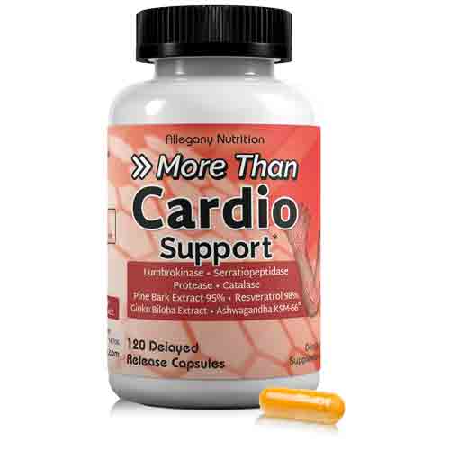 More Than Cardio Support - Lumbrokinase, Serratiopeptidase, Protease, Catalase